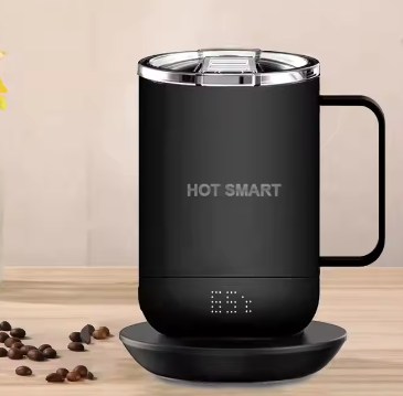 Smart Temperature-Controlled Self-Heating Coffee Mug With App-Controlled Smart Drinkware