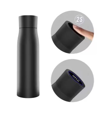 Water Bottle Reminder to Drink Intelligent Water Flask Temperature Display Mug with Sensitive LED Touch Screen