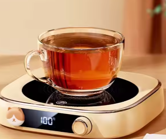 Smart Home Appliance Heating Coaster Automatic Shut Off Coffee Mug Warmer Far-infrared Cup Warmer for Desk