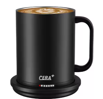 CERA+ Intelligent Automatic Heating Cup SS304 14Oz Temperature Control Smart Mug