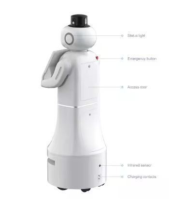 Intelligent Interaction Roboters Face Recognition Marketing Assistant AI Robot For Reception