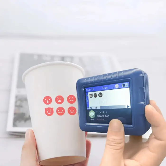 Smart Mini Handy Inkjet Printer For Paper Cups