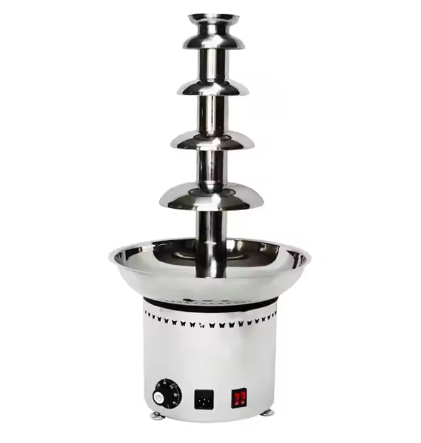 Deluxe 6-Tier Stainless Steel Chocolate Fondue Fountain