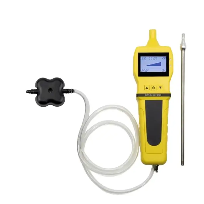 Industrial Portable supports all gas rechargeable smart gas detector external pump sampler devices