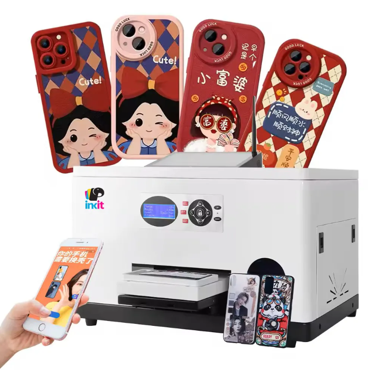 Advanced Technology Mobile Case Printer Smart Inkjet Printer Support H5 Phone App Wifi Bluetooth