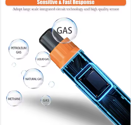 High Precision Mini Portable Combustible Gas Detector Natural Gas Leak Detection System