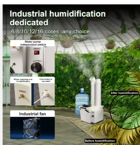 Ultrasonic Fogger Smart Electric Humidifiers Portable Mist Maker Wholesale Dropship System