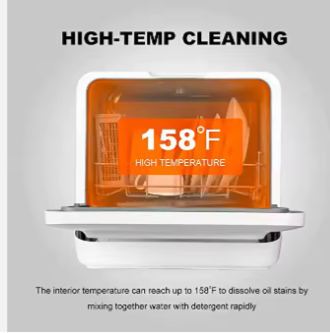 Desktop Free Installation Portable Dishwasher System