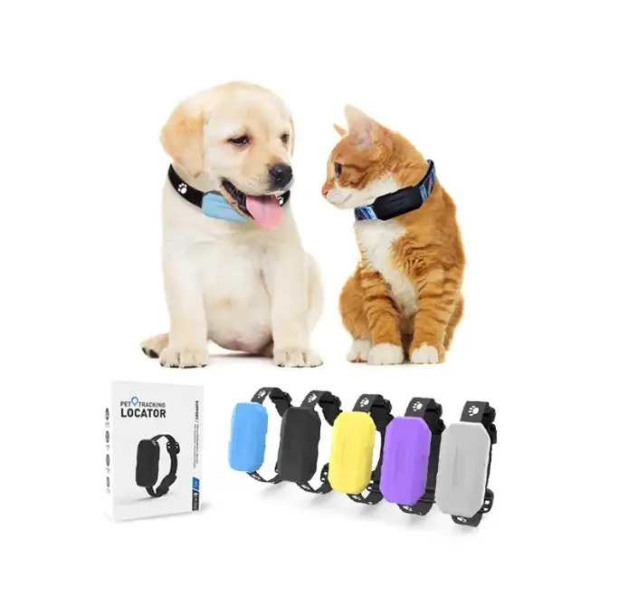 Waterproof Mini Smart GPS Pet Tracker Dog Cat Intelligent Pet Collar With GPS Track Playback Function