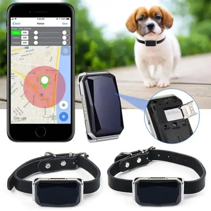 Dog GPS Smart Waterproof Electronic Pet Locator Tracking Pets GPS Location Cat Collar Tracker Pet Manufacturer Track Dog Collar