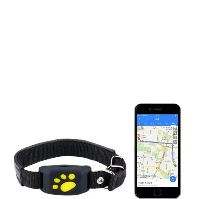 Real Time Tracking Smart Geo Fencing Pet Collar GPS Tracker for Dog Cat