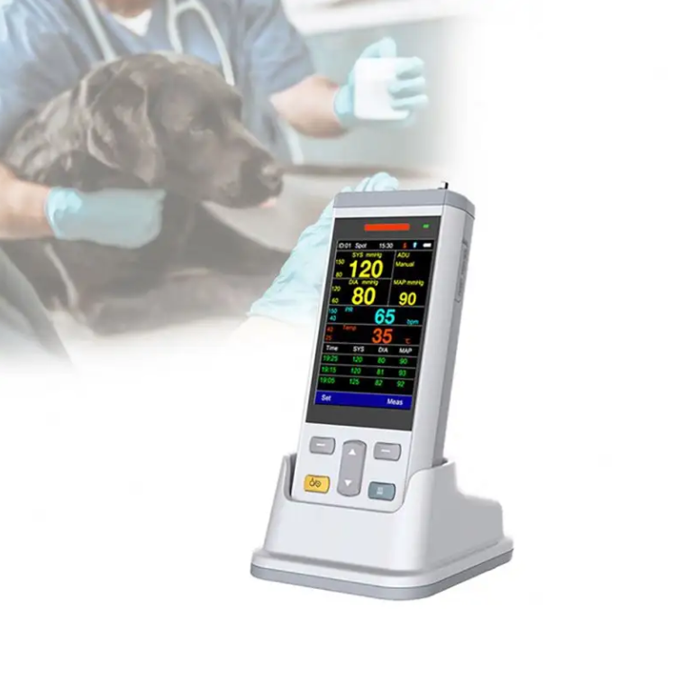 Medical Portable Handheld Vet Vital Sign Monitoring Devices Veterinary Monitor