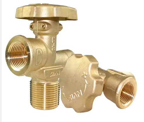 LPG Gas Cylinder Valve Manufacturer Safety Brass Valve V9S3 LPG Cooking Burner Valve