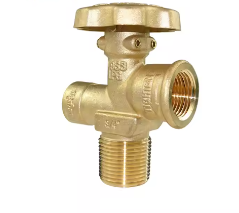 LPG Gas Cylinder Valve Manufacturer Safety Brass Valve V9S3 LPG Cooking Burner Valve