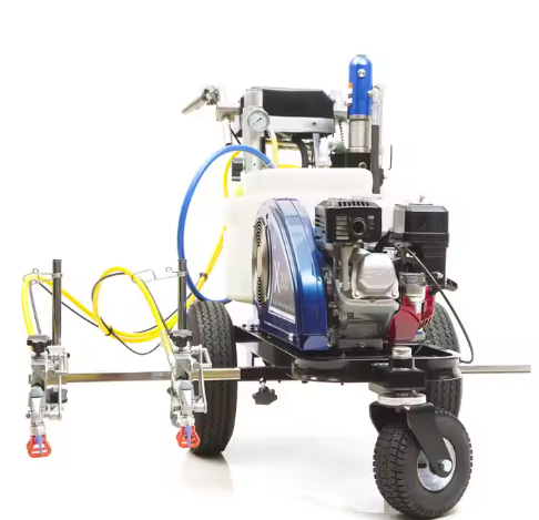 Cold Paint Spraying Road Line Marking Machine with Line Driver