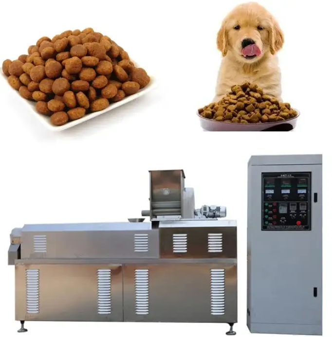 Automatic Pet Food Processing Machine Dog Food Production Line Cat and Dogs Feed Manufacturing Machinery