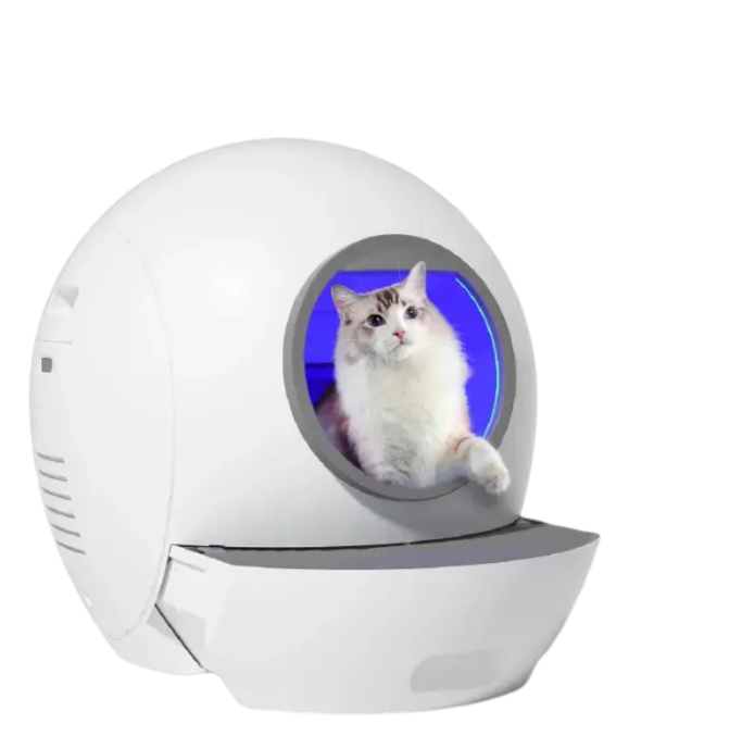 Imitated Artificial Shove Automatic Self-Cleaning Litter Box With App Control Odor Removal Automatic Cat Litter Scooping Robot