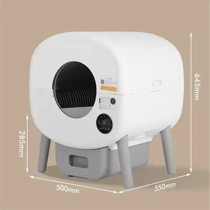 Smart Pet Supplies Factory Customized Smart Cat Litter Box Self-Cleaning Automatic Cat Litter Box