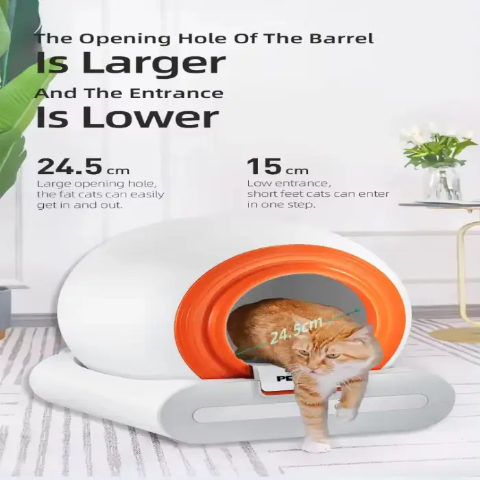 Smart Pet Supplies Customized Smart Cat Litter Box  Automatic Cat Litter Box Pet Products