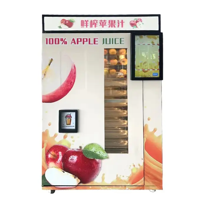 Automatic Self-Service Fresh apple Juice Making Smart Vending Machine