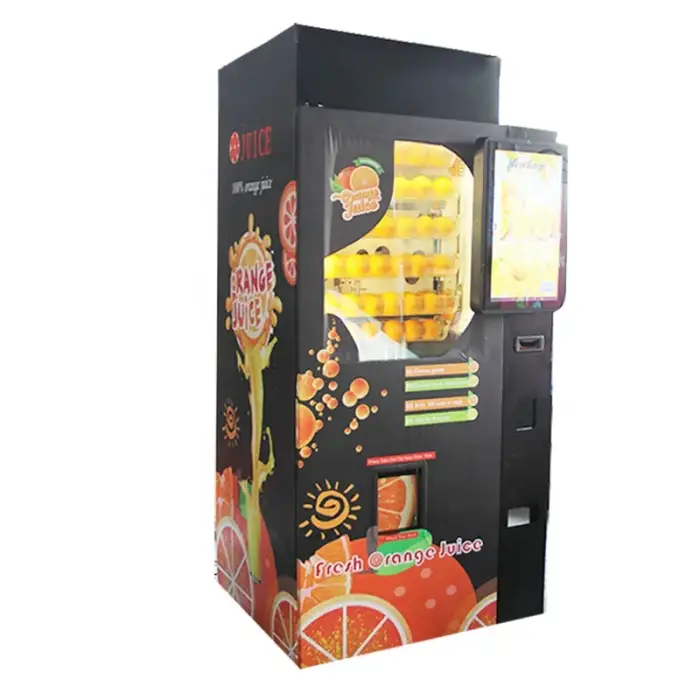 Automatic Fresh Orange Juice Making Smart Vending Machine