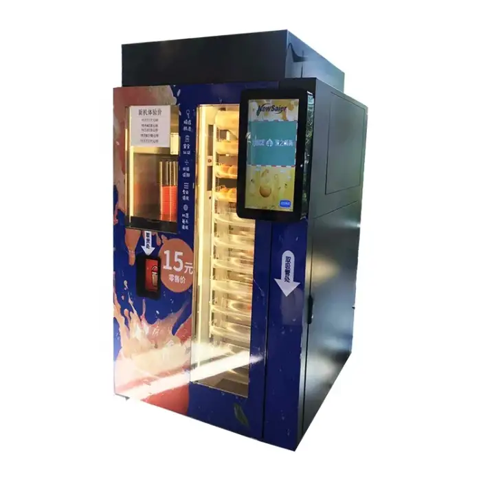 Automatic Fresh Orange Juice Making Smart Vending Machine