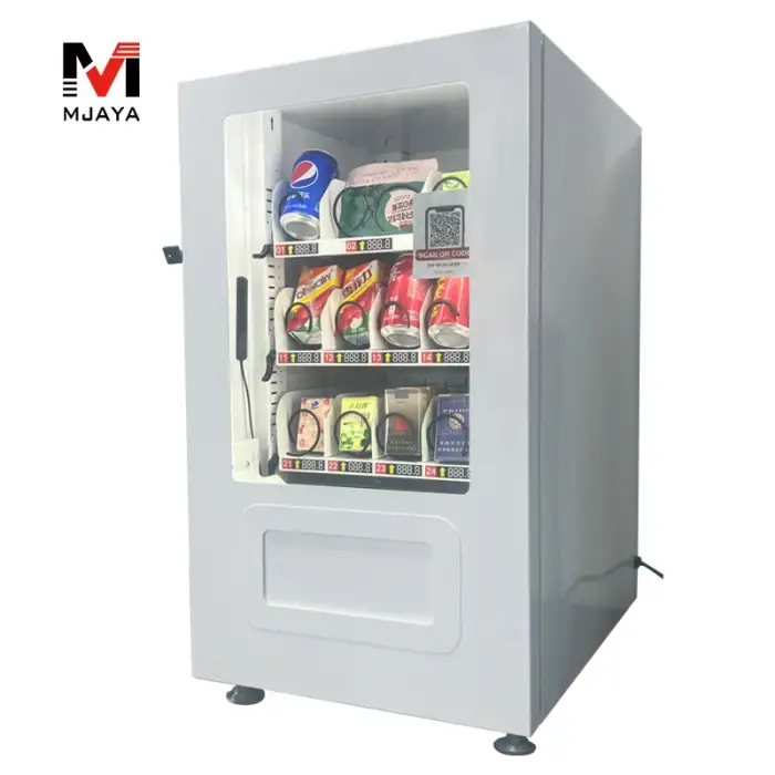 Customized Color Automatic combo Smart QR code Vending Machine For Drinks Eyelashes Cup Noodles