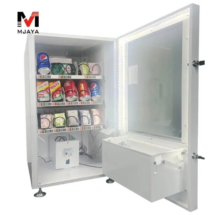 Customized Color Automatic Combo Smart QR Code Vending Machine For Drinks Eyelashes Cup Noodles