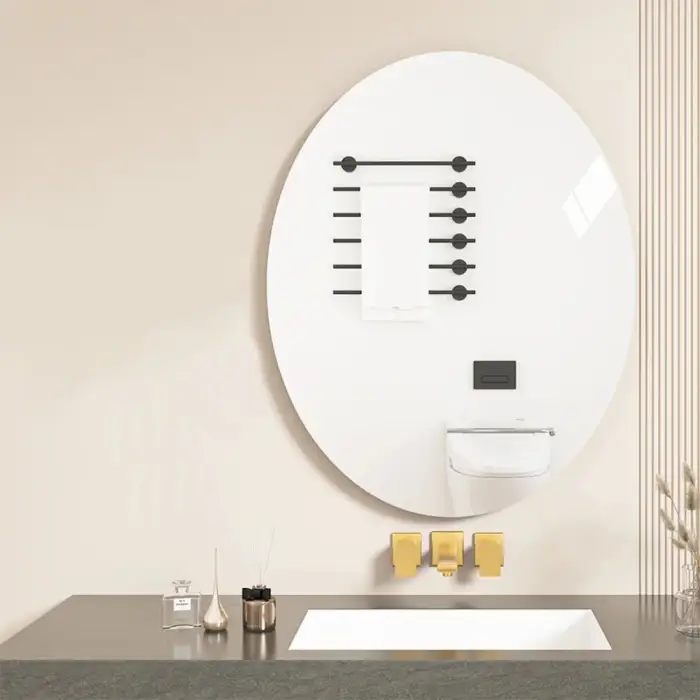 Lakeso Acrylic Hotel Mirror Bathroom Mirror Smart Bathroom Vanity Mirror