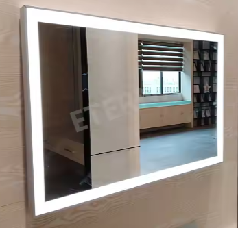 Illumir Aluminum Frame LED Lighted Modern Smart Mirror