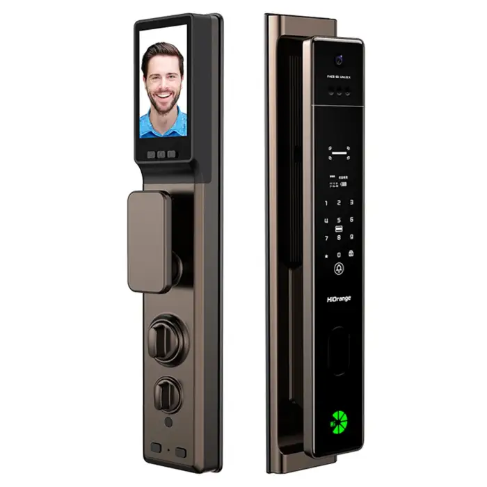 HiOrange Automatic lock Inteligente 3d Face Recognition Security Biometric Fingerprint Camera X11 Smart Digital Door Lock