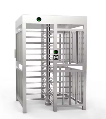 Biometric Half Height Revolving Turnstile Gate With Access Control