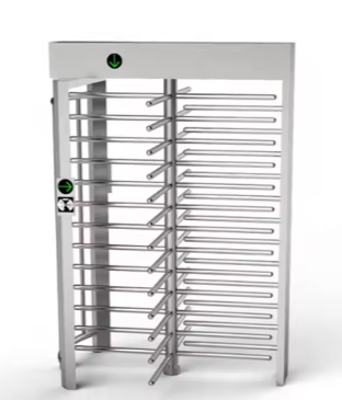 Biometric Half Height Revolving Turnstile Gate With Access Control