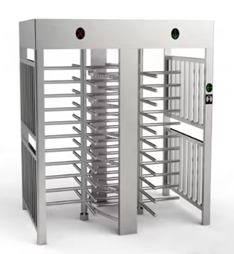 Biometric Half Height Revolving Turnstile Gate With Access Control