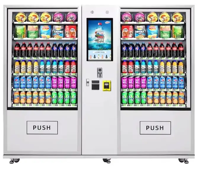 Outdoor Automatic Smart Vending Machine Combo