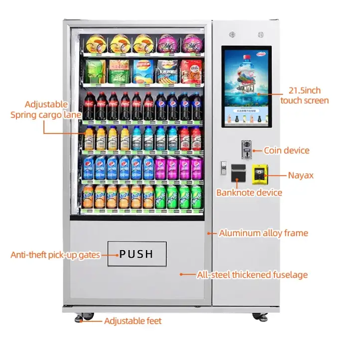 Fundord Outdoor Automatic Smart Vending Machine Combo