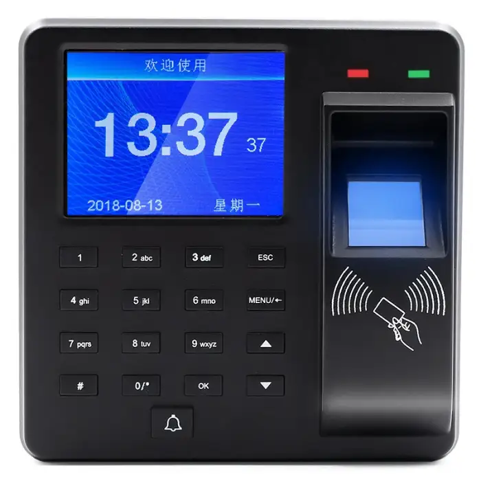 Office Biometrics Employee Fingerprint Management Simple Access Control  swipe function Attendance Machine