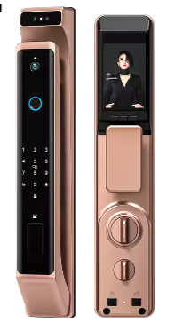 Finger Print Slim Electronic Smart Door Lock Fully Automatic Smart Door Lock 3D Face Fingerprint Keyless Entrace