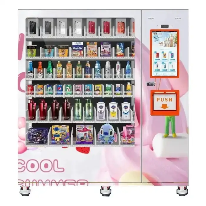 Automatic  Machine Custom Composition Big Capacity Smart Vending Machine