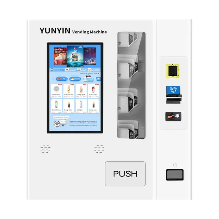 Manufacturer Smart Touch Screen Mini Automatic Wall Mounted Vending Machine