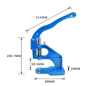 Metal Eyelet Machine For Canvas Leather Hand Press Manual Eyelet Tools Hand Press Button Machine