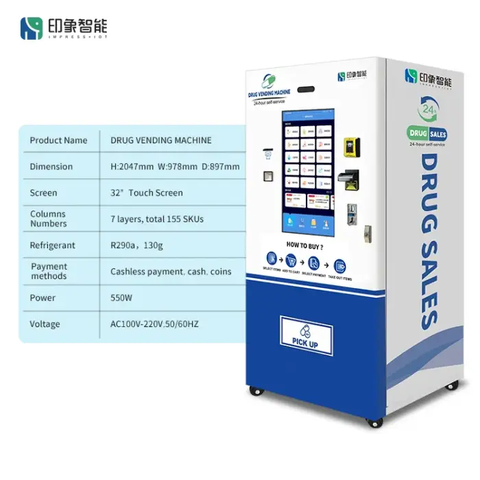 Self Serve Pharmacy Vending Machine Intelligent Drug Vending Machine Self-service Medicine Vending Machines Automatic