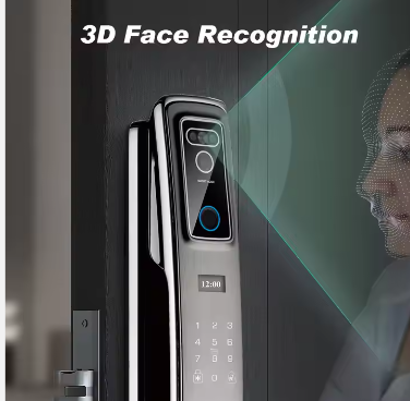 Tuya WiFi Smart Locks Biometric 3D Face Recognition Digital Electronic 6068 Mortise Fingerprint Smart Door Lock