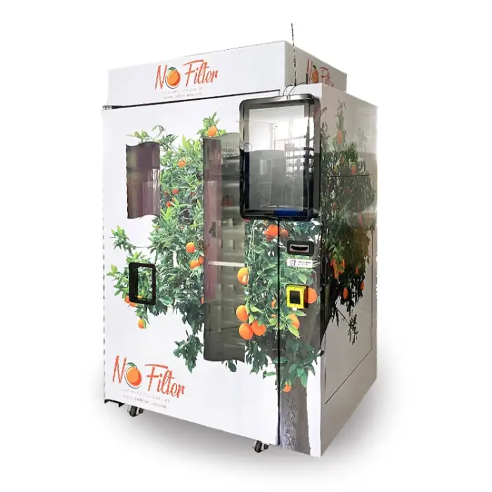 Automatic Fresh Orange Juice Making Smart Vending Machine