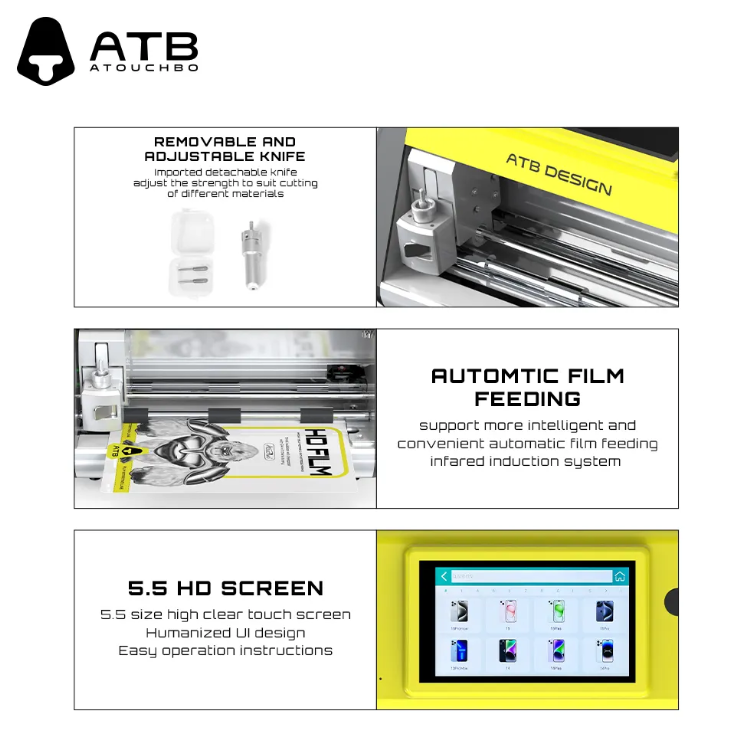 Hydrogel Film Cutting Machine Intelligent Screen Protector Cutter Plotter PVC Film Cutting Machine