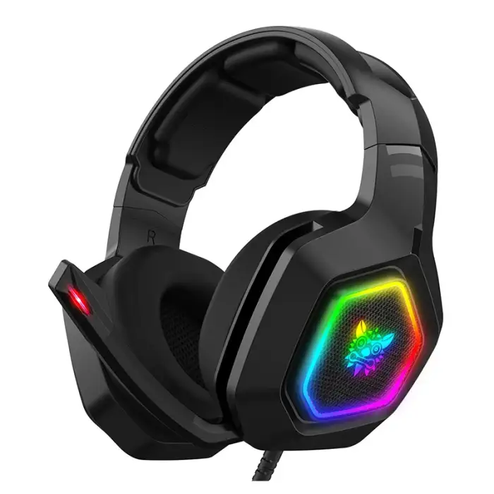 ONIKUMA K10 RGB Light Waterproof 7.1 Surround Sound Virtual Reality Gaming Headset with Mic