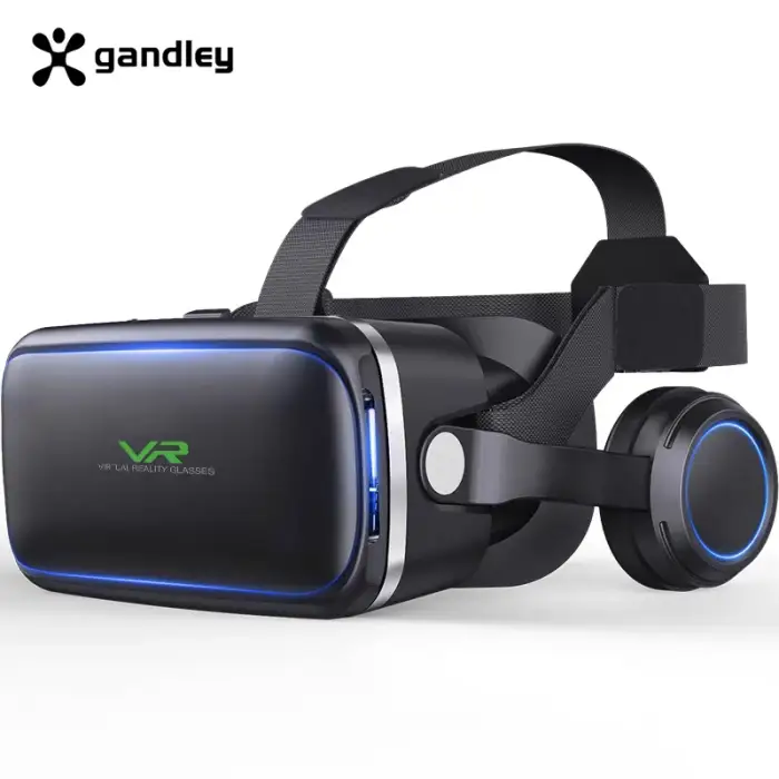 GandIey Comfortable Gaming Glasses VR Headset Virtual Reality Headsets 3D VR Glasses 4K+ Display For Metaverse And Stream Gaming