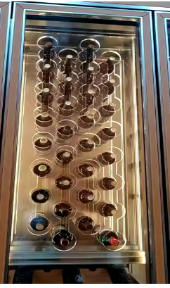 Innovative Stainless Steel Wine Cabinet With Smart Temperature Features