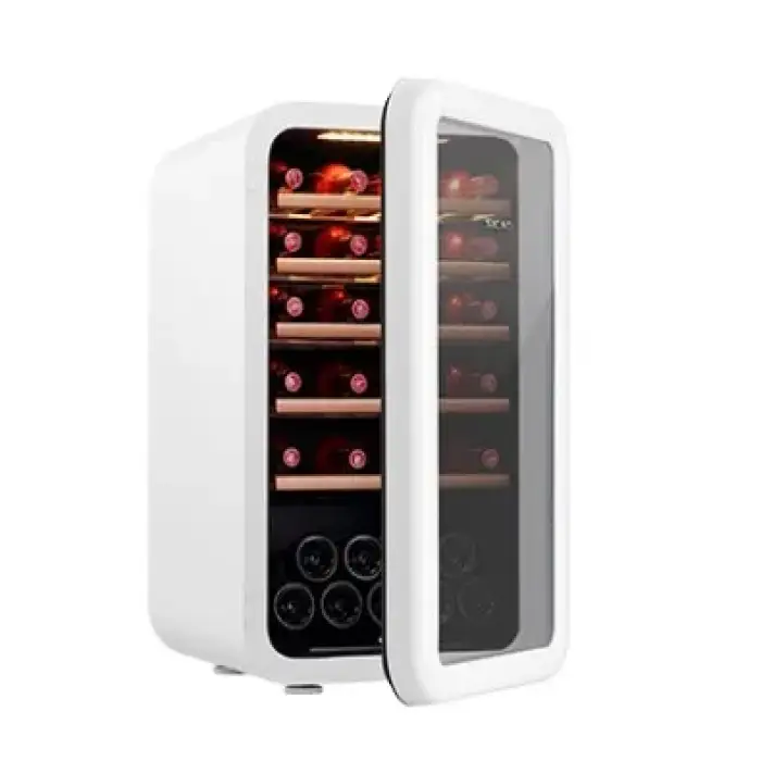 Smart Fridge Table Countertop Free Standing Wine Rack Cabinet Wine Cooler Refrigerator