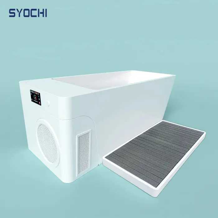 Wifi App Control Cold Plunge Pool All In One Acrylic Ice Bath Tub With Chiller Filter And Insulated Cover Cold Plunge